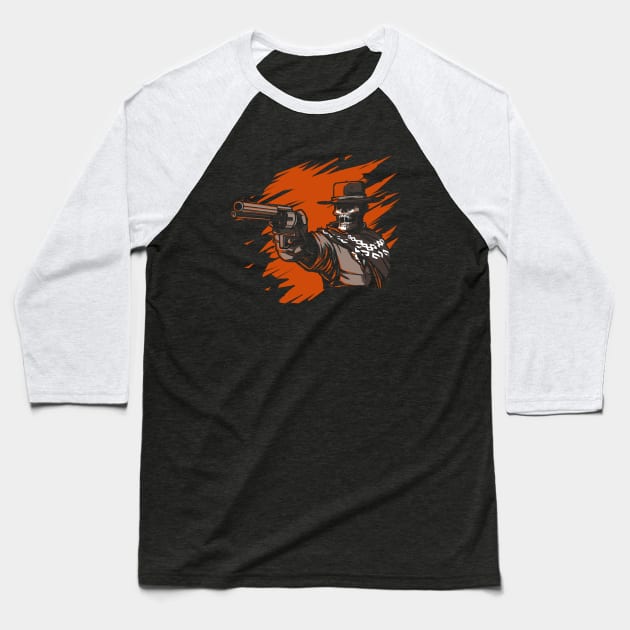 Fistful of Bones Baseball T-Shirt by AndreusD